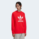 ADIDAS Sweatshirt Adicolor Trefoil Crew Linie in Vivid Red