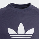 ADIDAS Sweatshirt Adicolor Trefoil Crew Linie in Shadow Navy