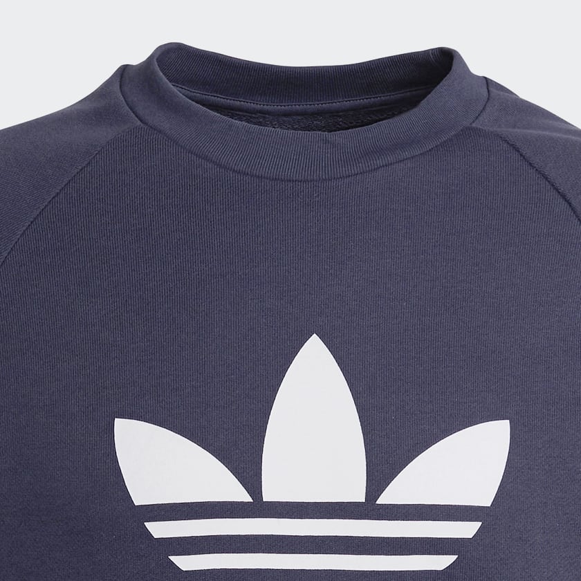 ADIDAS Sweatshirt Adicolor Trefoil Crew Linie in Shadow Navy