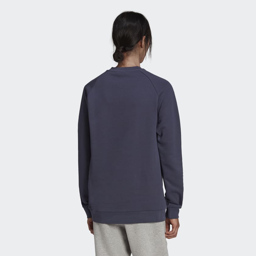 ADIDAS Sweatshirt Adicolor Trefoil Crew Linie in Shadow Navy