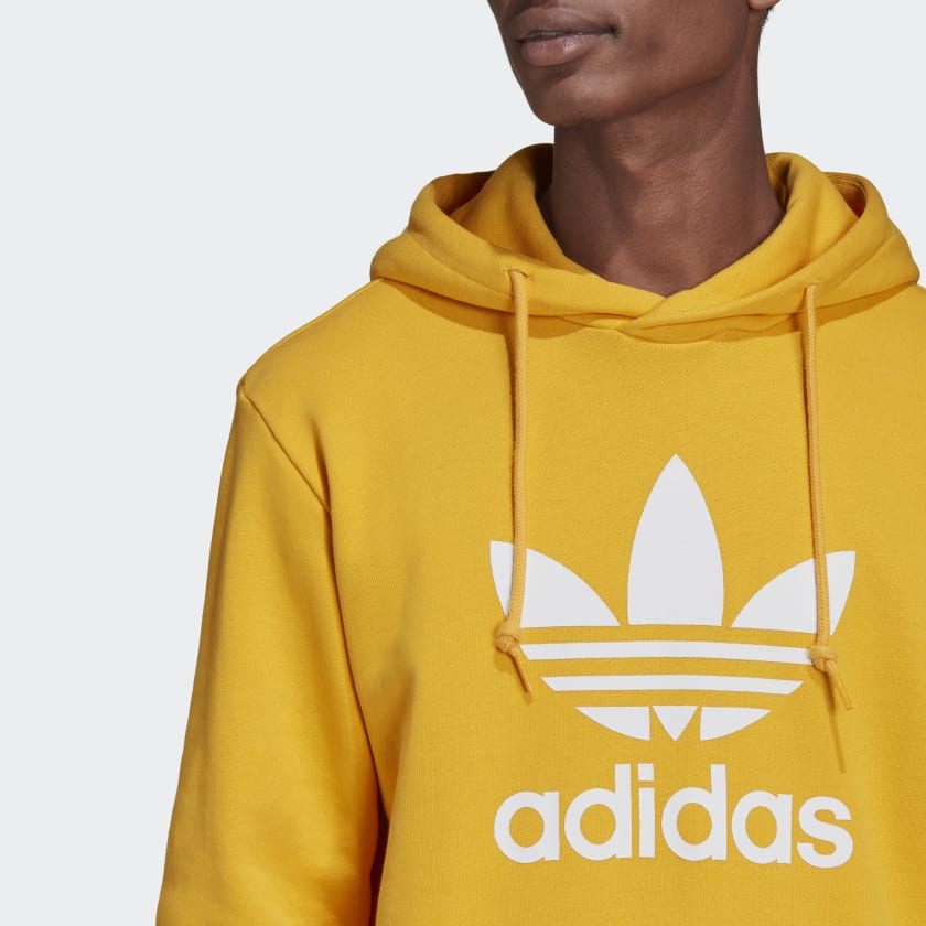 ADIDAS Hoodie Adicolor Classics Trefoil Linie Farbe Active Gold