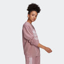 ADIDAS Damen-Sweatshirt Adicolor Trefoil Crew-Linie in Magic Mauve