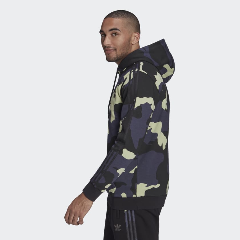 ADIDAS Hoodie Graphics Camo-Linie, Farbe Shadow Navy