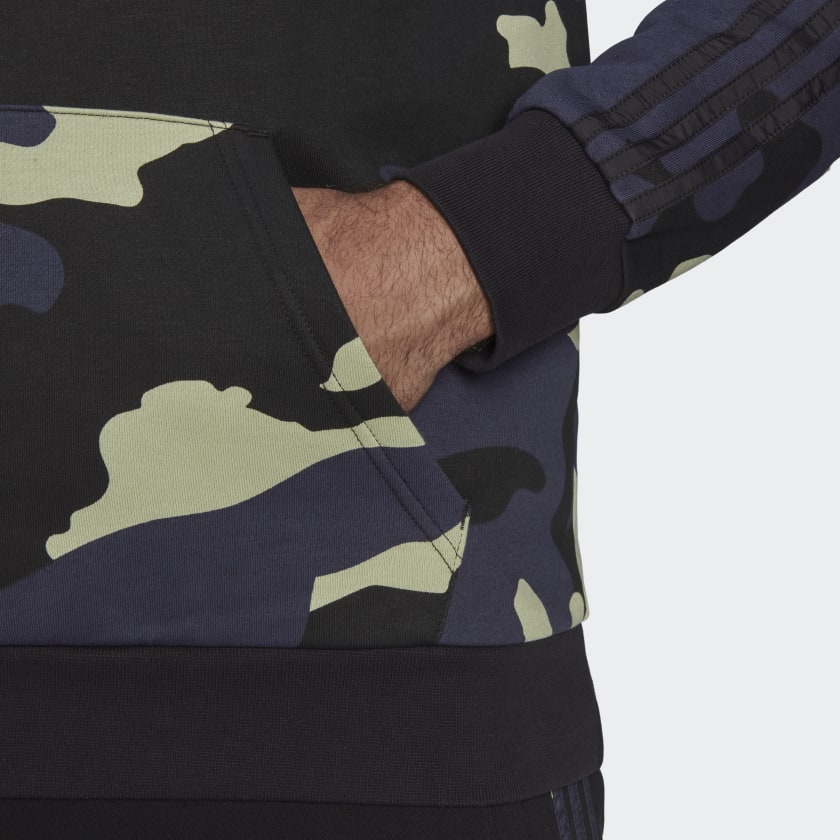 ADIDAS Hoodie Graphics Camo-Linie, Farbe Shadow Navy