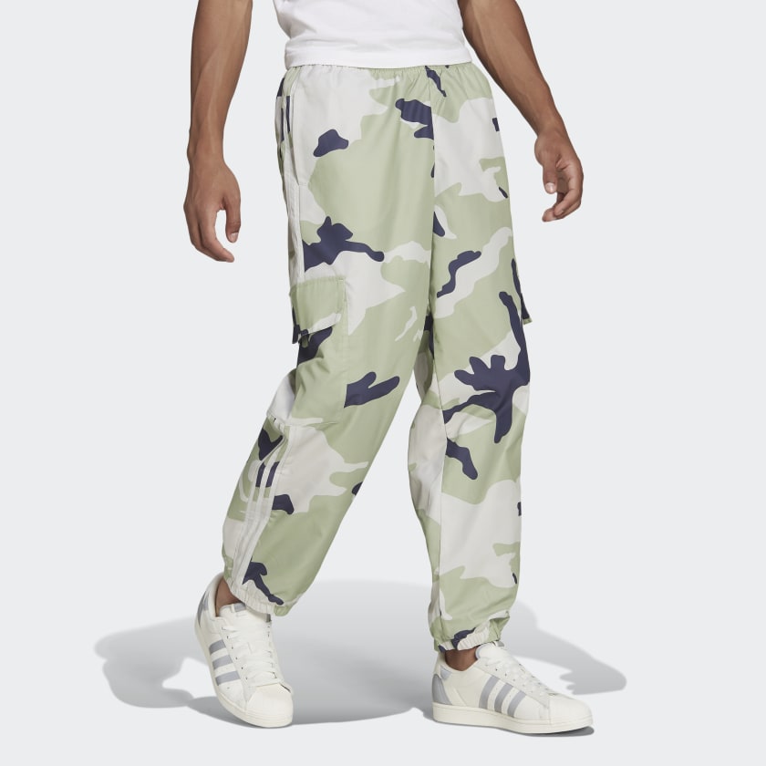 ADIDAS Herren Nylonhose Graphics Camo Linie in Orbit Grey 