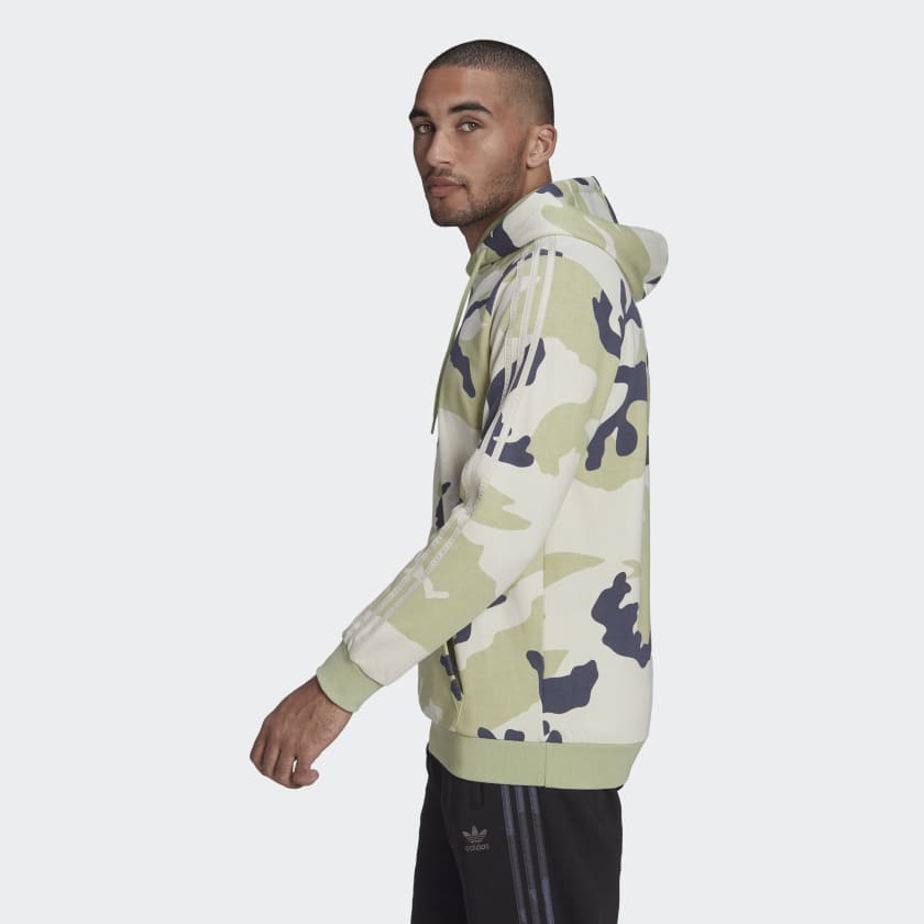 ADIDAS Hoodie Graphics Camo-Linie in der Farbe Magic Lime