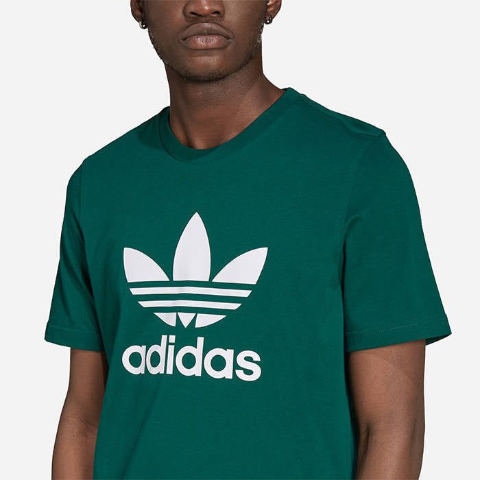 ADIDAS Herren T-Shirt Adicolor Classics Trefoil-Linie in Collegiate Green