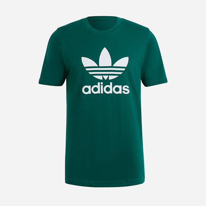 T-Shirt Uomo ADIDAS linea Adicolor Classics Trefoil colore Collegiate Green