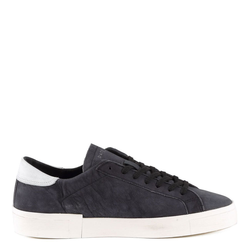 DATE Herrenschuhe Hill Low Asymmetric Sneakers aus blauem