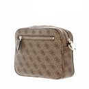 GUESS Damen Umhängetasche Meridian Line Farbe Latte Logo