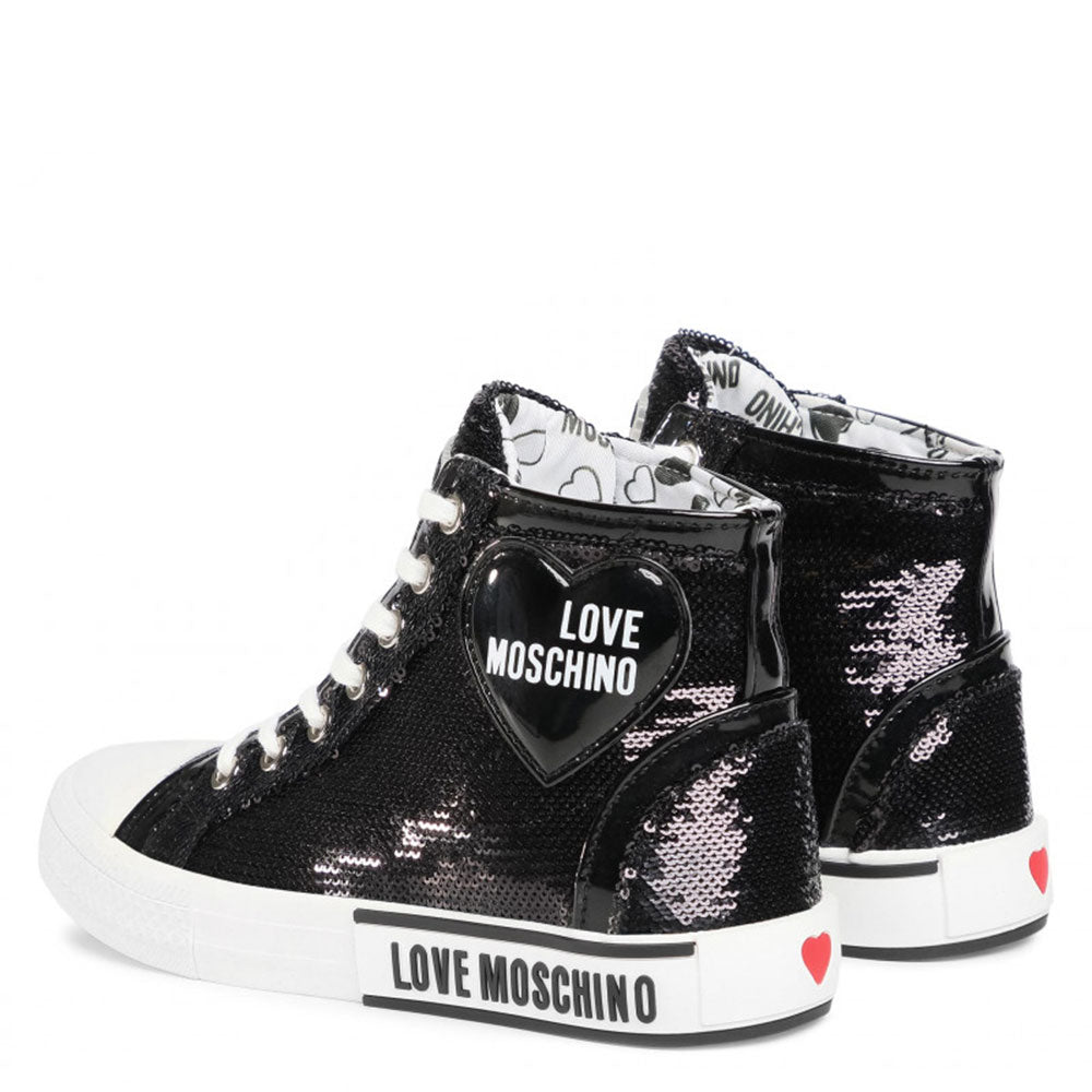 Love moschino sneakers alte best sale