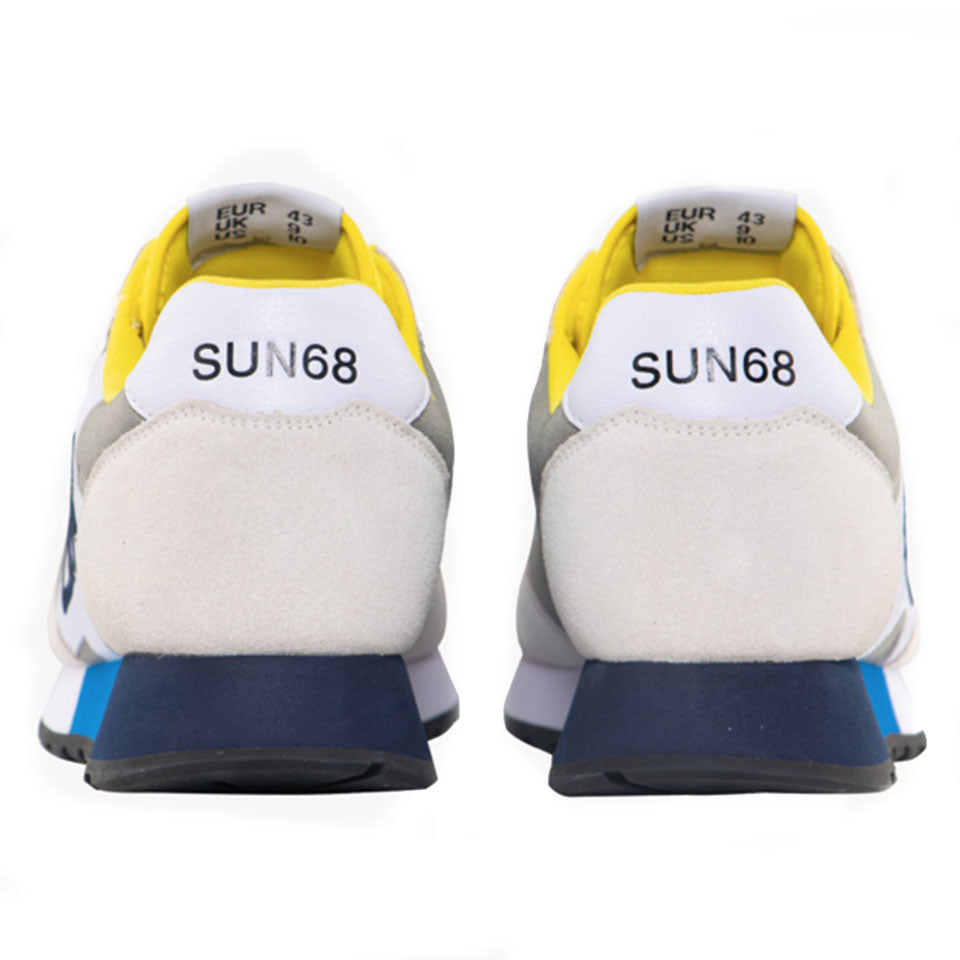 Scarpe Uomo Sun68 Sneakers Jaki Solid Bicolor Bianco