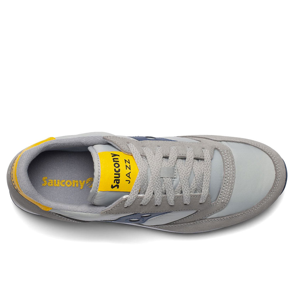 Scarpe Uomo Saucony Sneakers Jazz Original Grey - Yellow