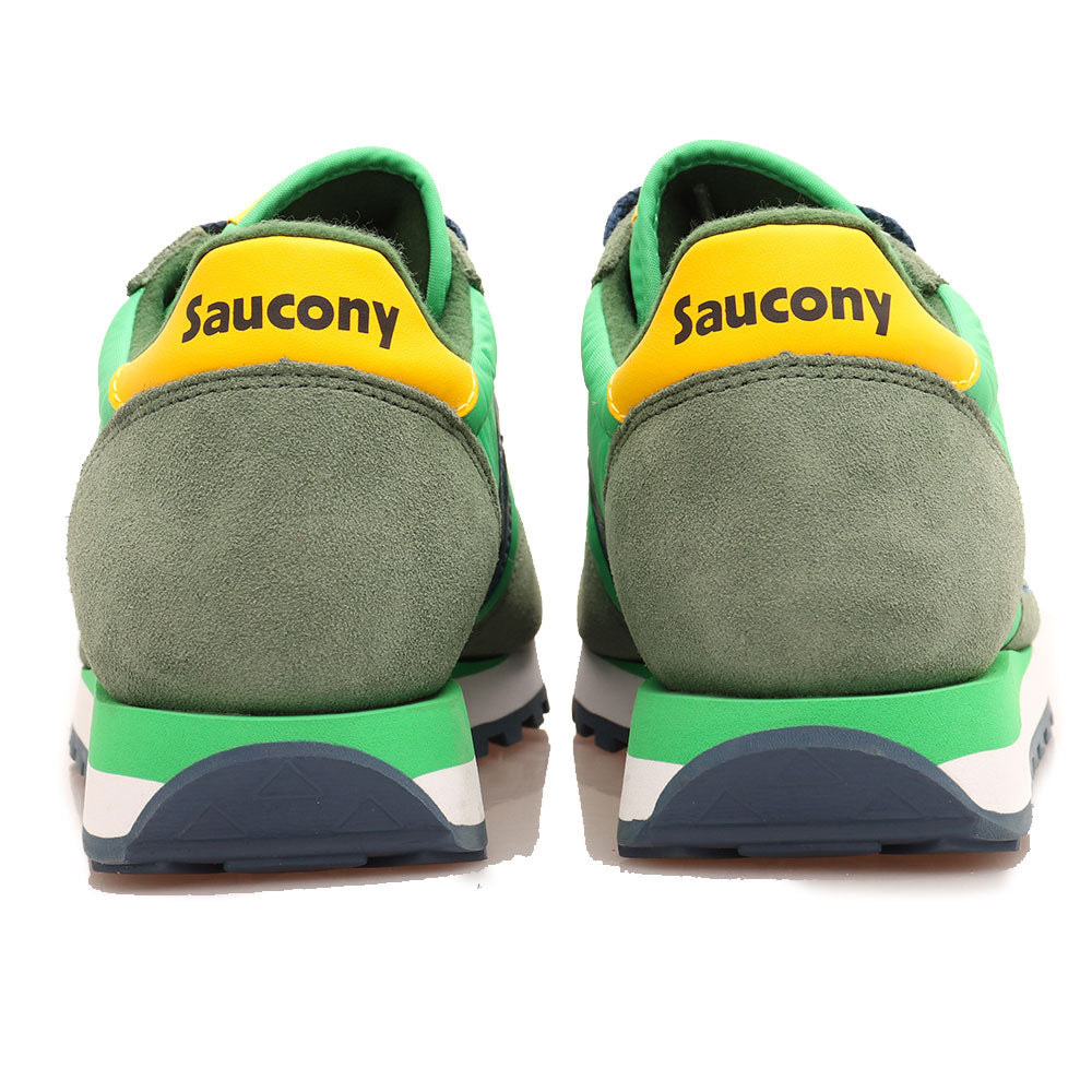 Scarpe Uomo Saucony Sneakers Jazz Original Verde Giallo a sconto Cuoieriashop