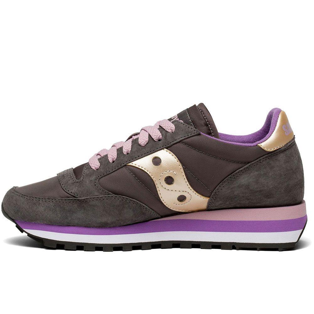 Scarpe Donna Saucony Sneakers Jazz Triple Grey - Purple