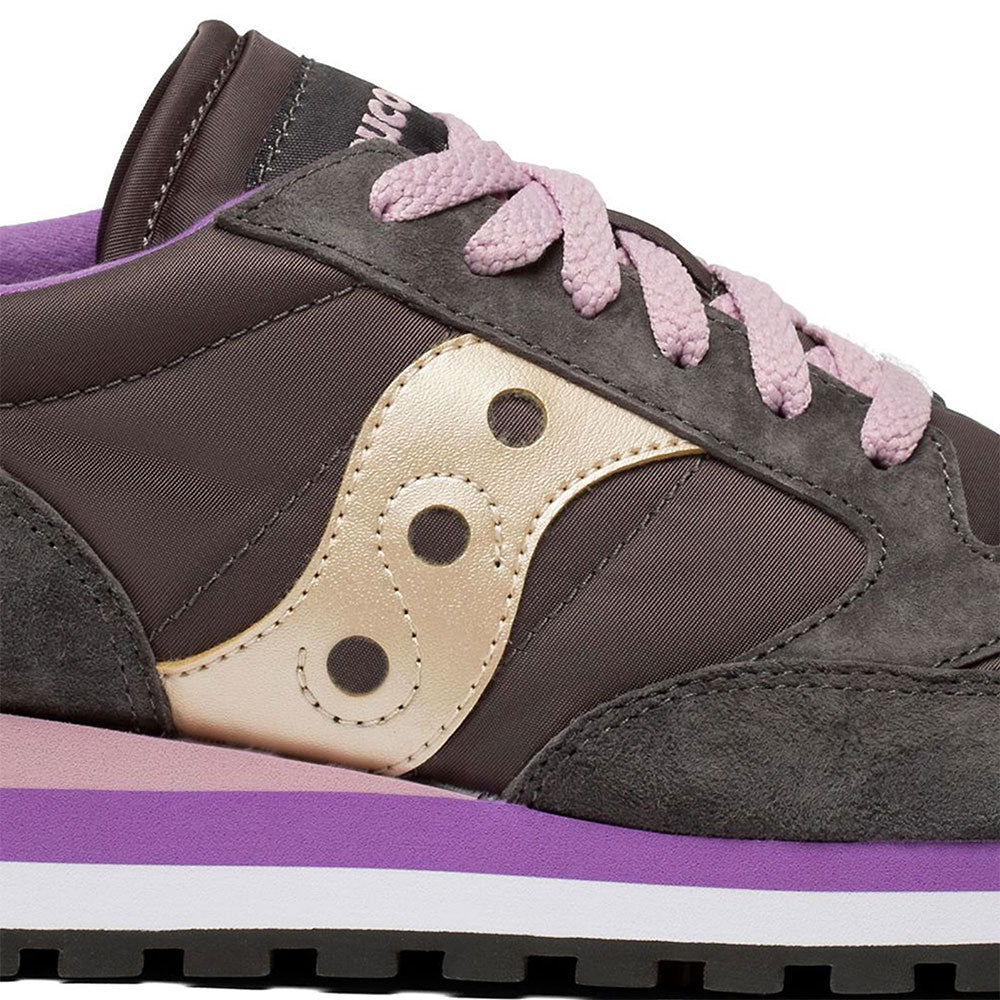 Scarpe Donna Saucony Sneakers Jazz Triple Grey - Purple