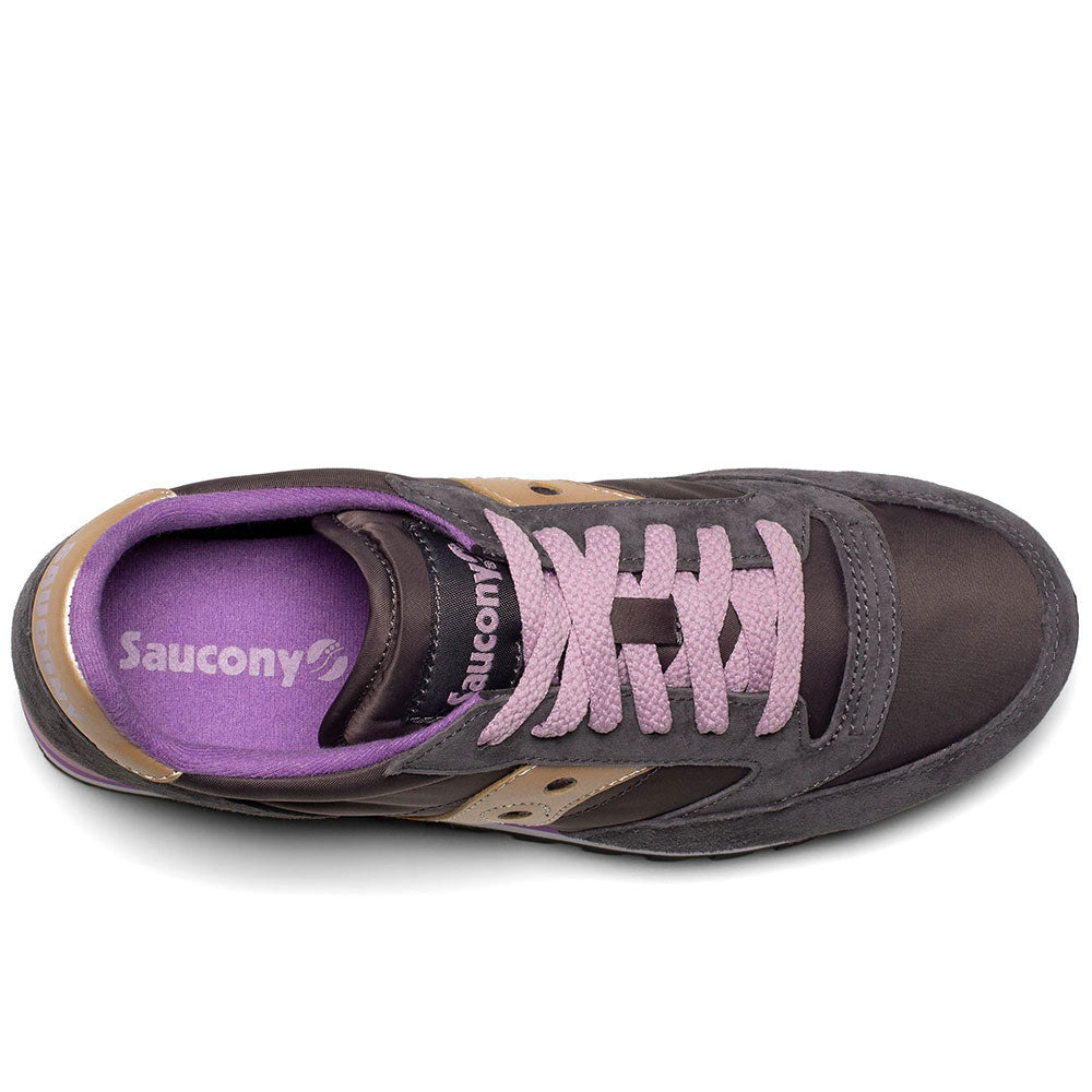 Scarpe Donna Saucony Sneakers Jazz Triple Grey - Purple