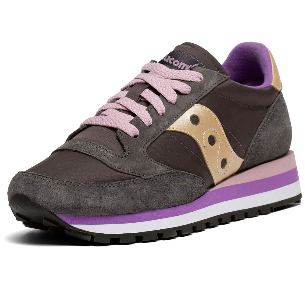 Scarpe Donna Saucony Sneakers Jazz Triple Grey - Purple