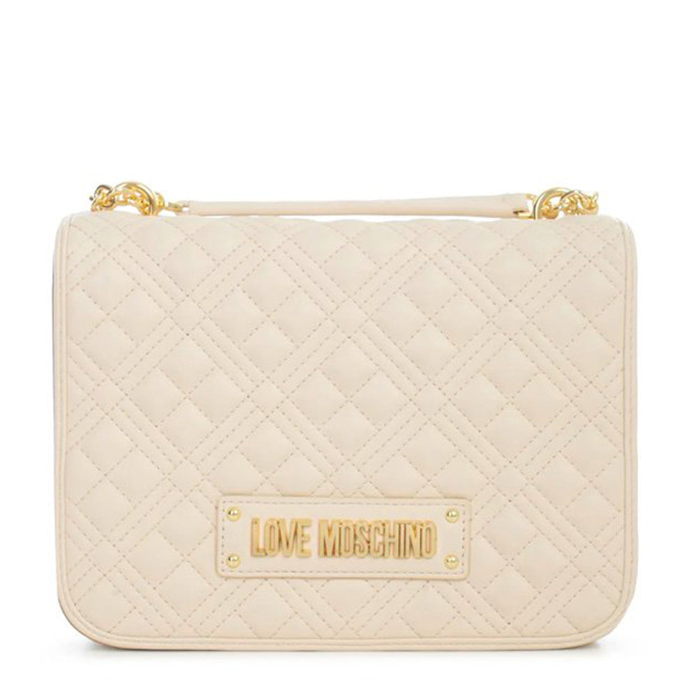Moschino Love Handtasche – Pink Metallic, Ecopelle, Schulterkette, Mit Dust Bag