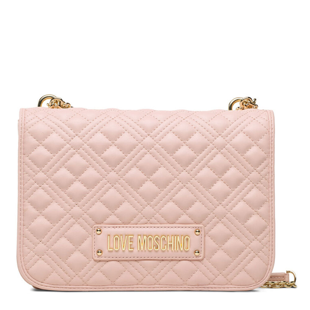 Clutch Donna con Tracolla LOVE MOSCHINO linea Pleated colore Rosa Clutch Donna con Tracolla LOVE MOSCHINO linea Pleated colore Rosa