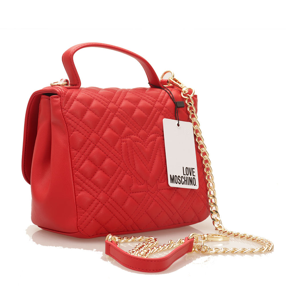 MOSCHINO Borsa donna Love spalla/tracolla ecopelle trapuntata rosso BS23MO87 JC4079 Piccola MOSCHINO Borsa donna Love spalla/tracolla ecopelle trapuntata rosso BS23MO87 JC4079 Piccola