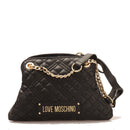 Kleine Damen-Umhängetasche LOVE MOSCHINO Shiny Quilted Line Farbe Schwarz JC4014