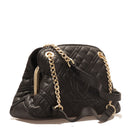 Kleine Damen-Umhängetasche LOVE MOSCHINO Shiny Quilted Line Farbe Schwarz JC4014