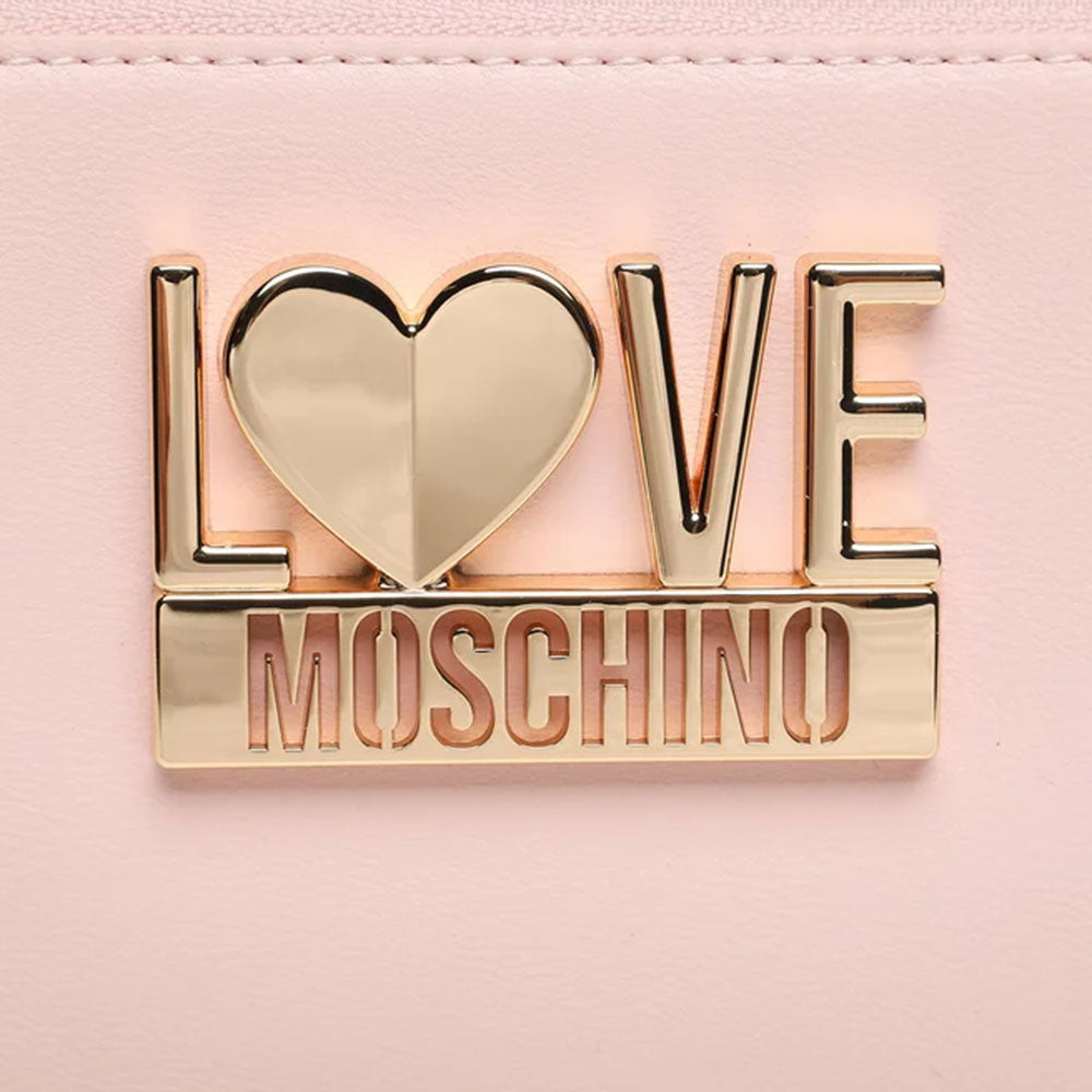 Borsa Donna a Spalla LOVE MOSCHINO linea Wanderlust color Cipria a sconto Cuoieriashop