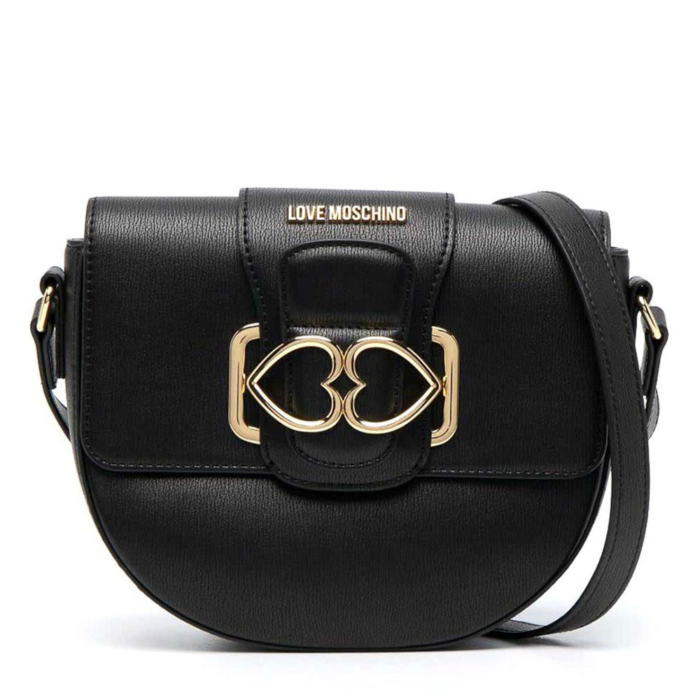 LOVE MOSCHINO Damen Umhängetasche Love Bridge Linie Schwarz