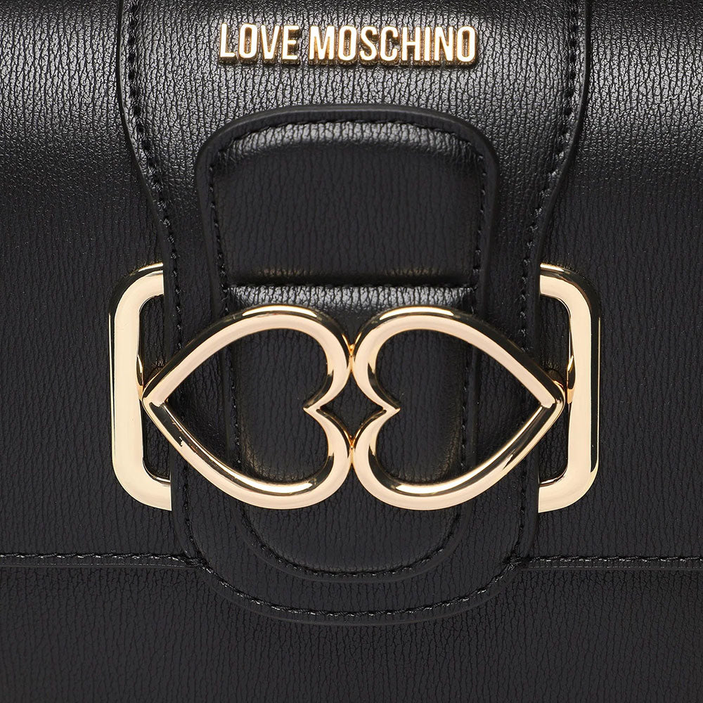 LOVE MOSCHINO Damen Umhängetasche Love Bridge Linie Schwarz