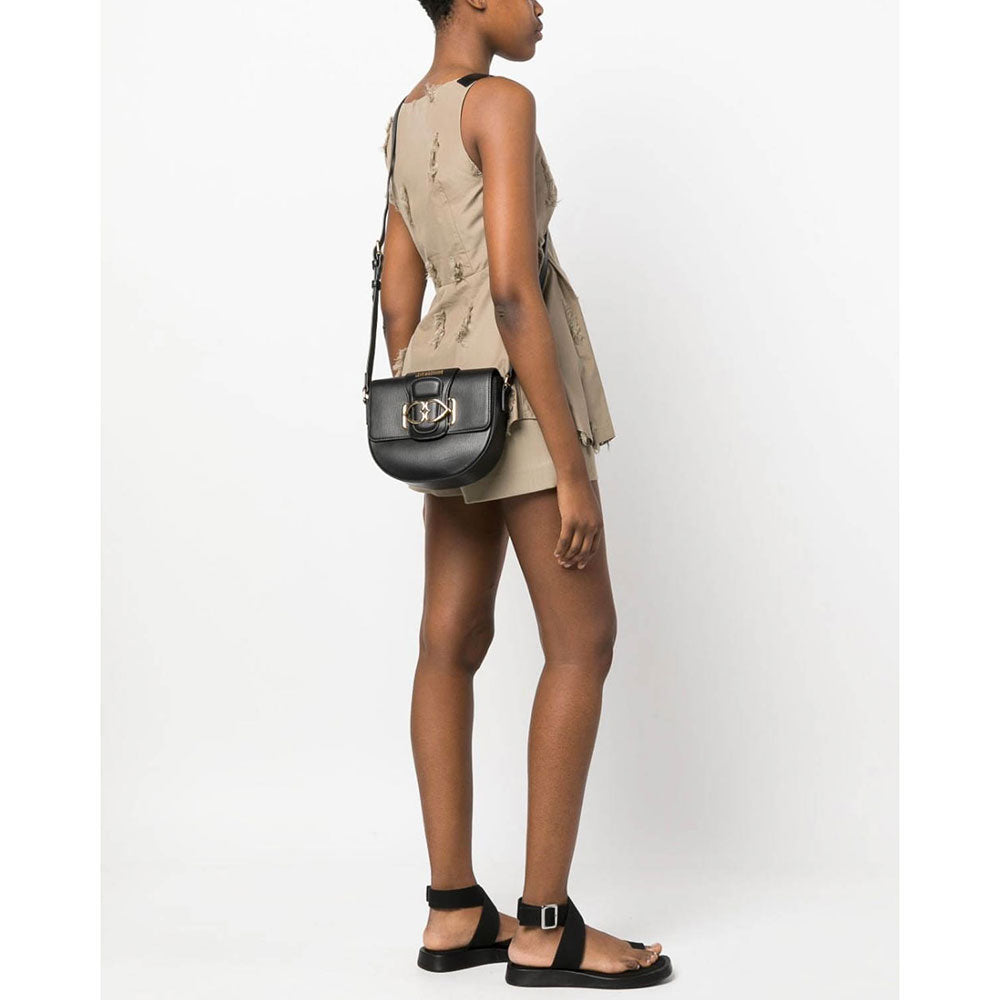 Borsa Donna a Tracolla LOVE MOSCHINO linea Love Bridge Nera a