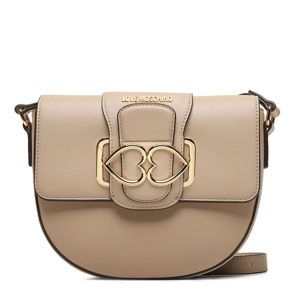 LOVE MOSCHINO Damen Umhängetasche Love Bridge Nude Linie