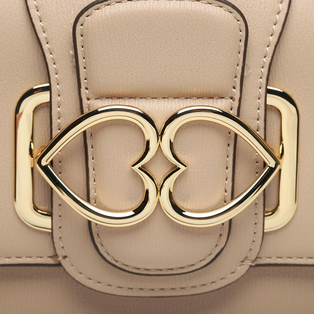 LOVE MOSCHINO Damen Umhängetasche Love Bridge Nude Linie