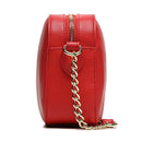 Damen-Umhängetasche mit Mikro-Clutch LOVE MOSCHINO Hollies-Linie in Rot