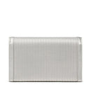 Clutch Donna con Tracolla LOVE MOSCHINO linea Pleated color Argento