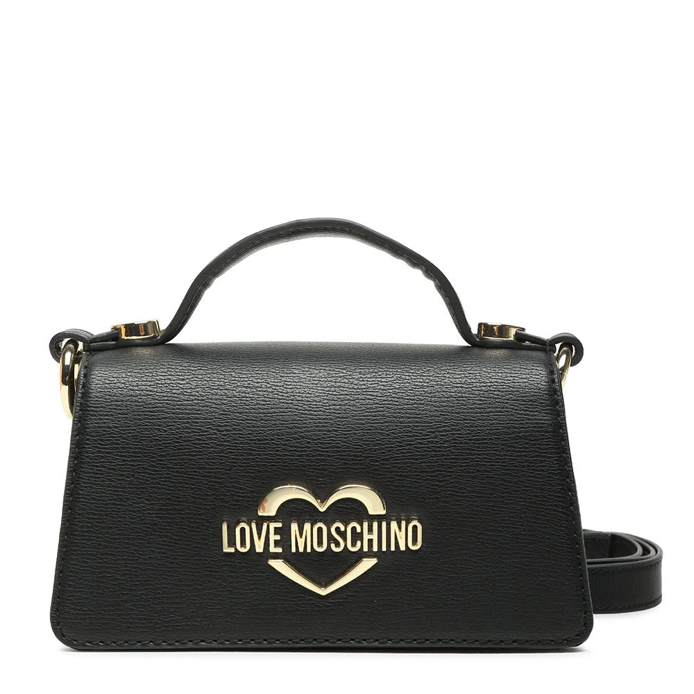 Mini Bag a Mano con Micro Clutch LOVE MOSCHINO linea Hollies colore Nero