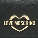 Mini-Handtasche mit Mikro-Clutch LOVE MOSCHINO Hollies-Linie, Schwarz