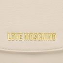 LOVE MOSCHINO Damen-Umhängetasche und Schultergurt in der Farbe Elfenbein JC4087