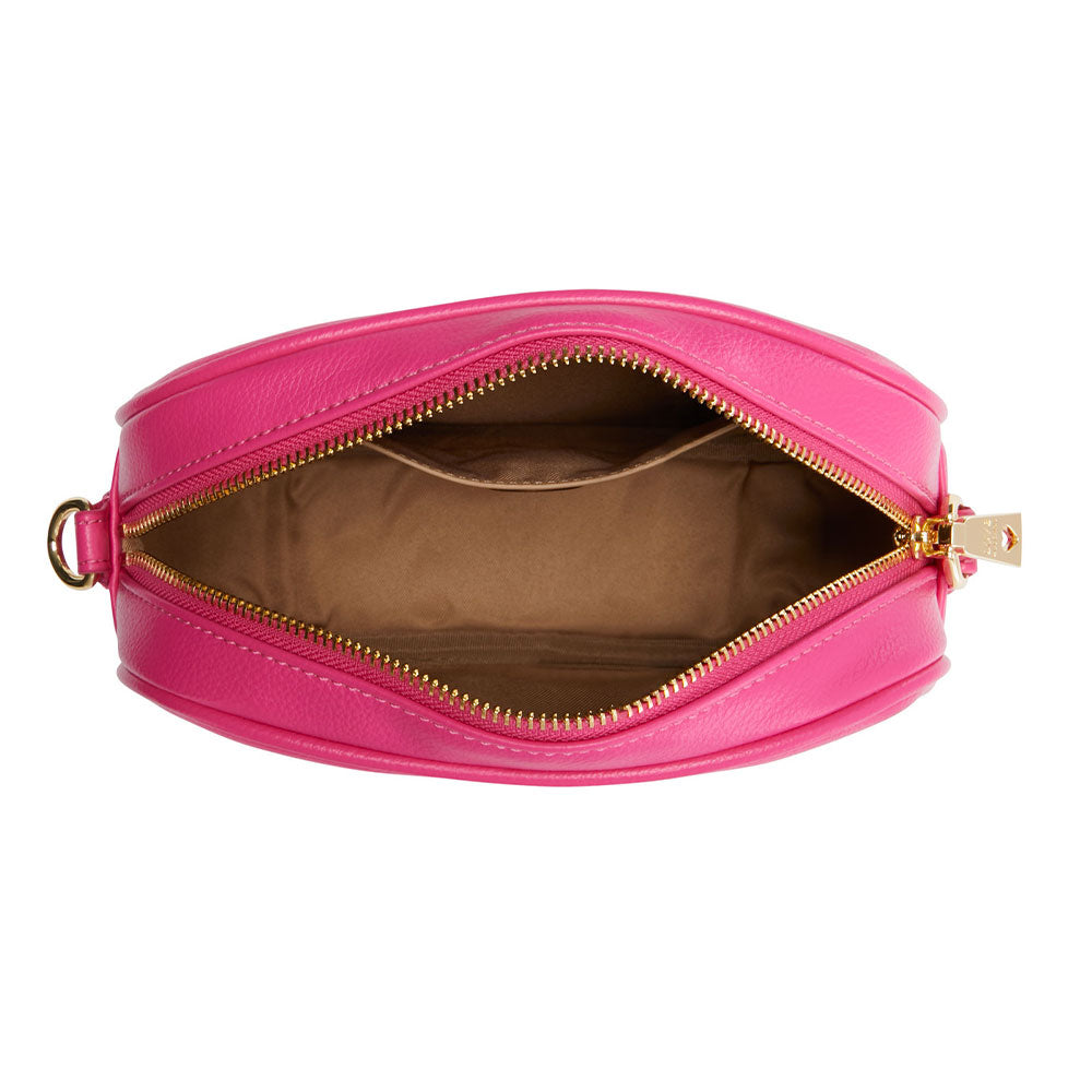 Damen-Umhängetasche mit Mini-Clutch LOVE MOSCHINO Fuxia JC4090