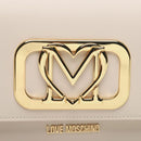 LOVE MOSCHINO Kleine Damenhandtasche in der Farbe Elfenbein JC4110