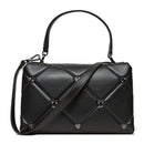 Borsa Donna a Spalla LOVE MOSCHINO linea Jewel Hearts Nero con Borchie Canna di Fucile