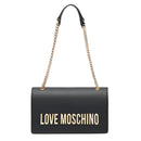 Damen-Schulter- und Umhängetasche LOVE MOSCHINO Bold Bag-Linie in Schwarz