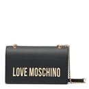 Damen-Schulter- und Umhängetasche LOVE MOSCHINO Bold Bag-Linie in Schwarz