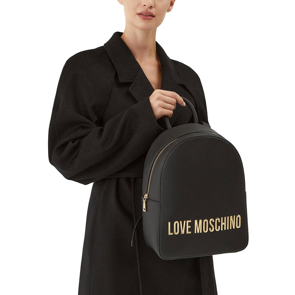 LOVE MOSCHINO Damenrucksack Bold Bag Linie in Schwarz