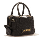 Damenhandtasche LOVE MOSCHINO Shiny Quilted-Linie, schwarze Farbe
