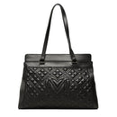 Women's Shoulder Tote Bag LOVE MOSCHINO Quilted in Black - JC4259