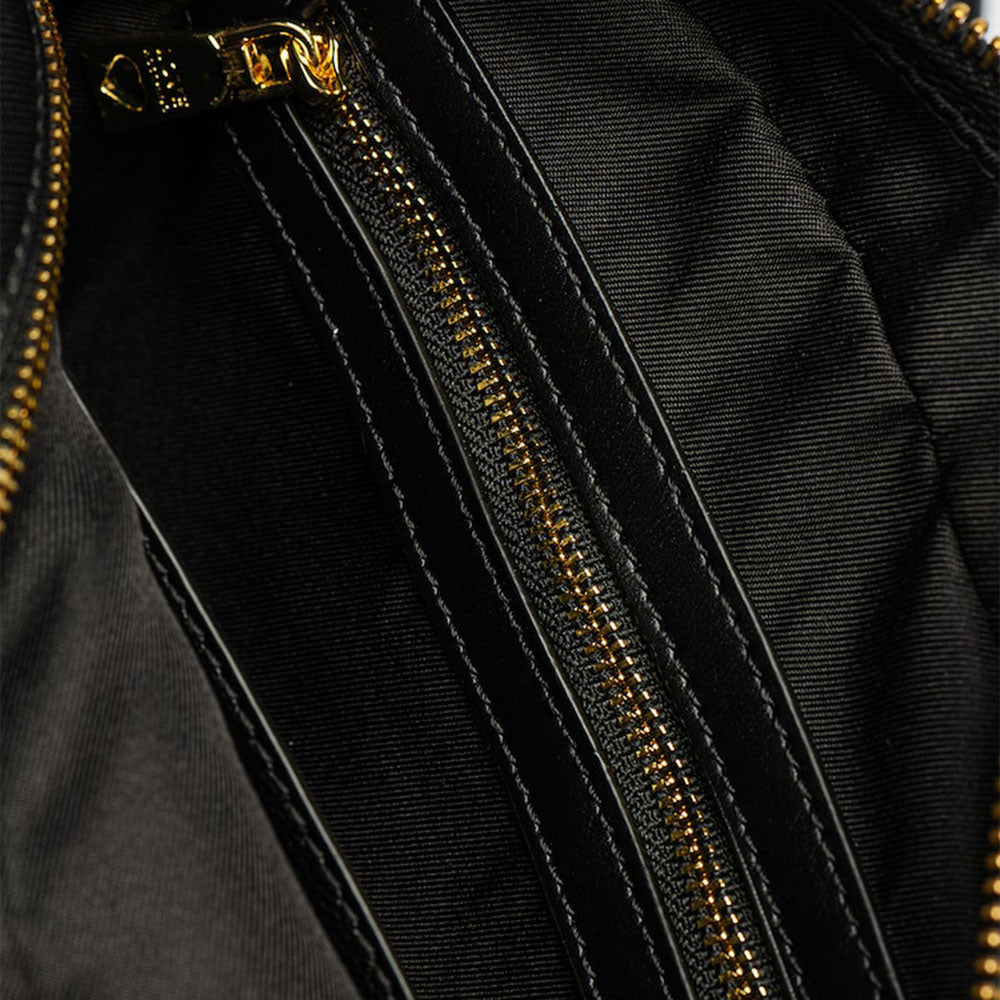 LOVE MOSCHINO Saffiano Print Damen Umhängetasche Schwarz