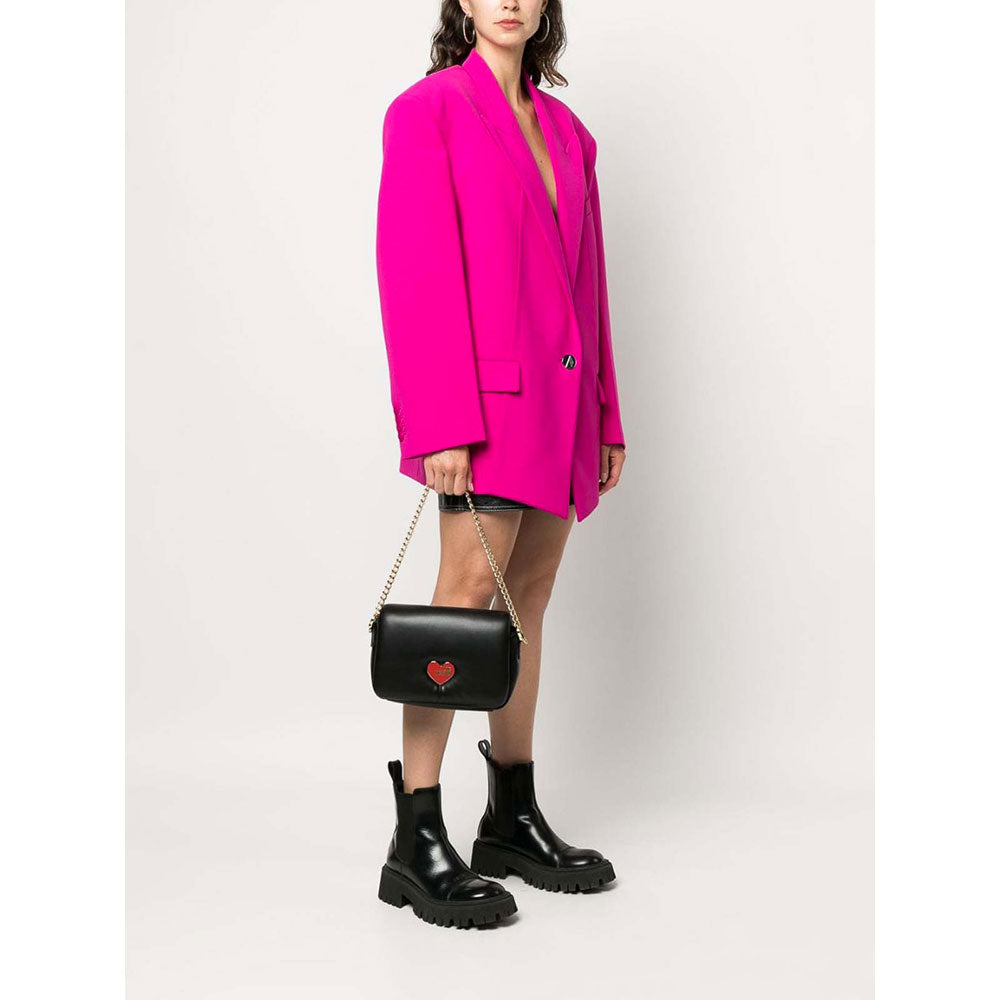 Love Moschino Borsa a spalla Argento Donna Love Moschino Borsa a spalla Argento Donna