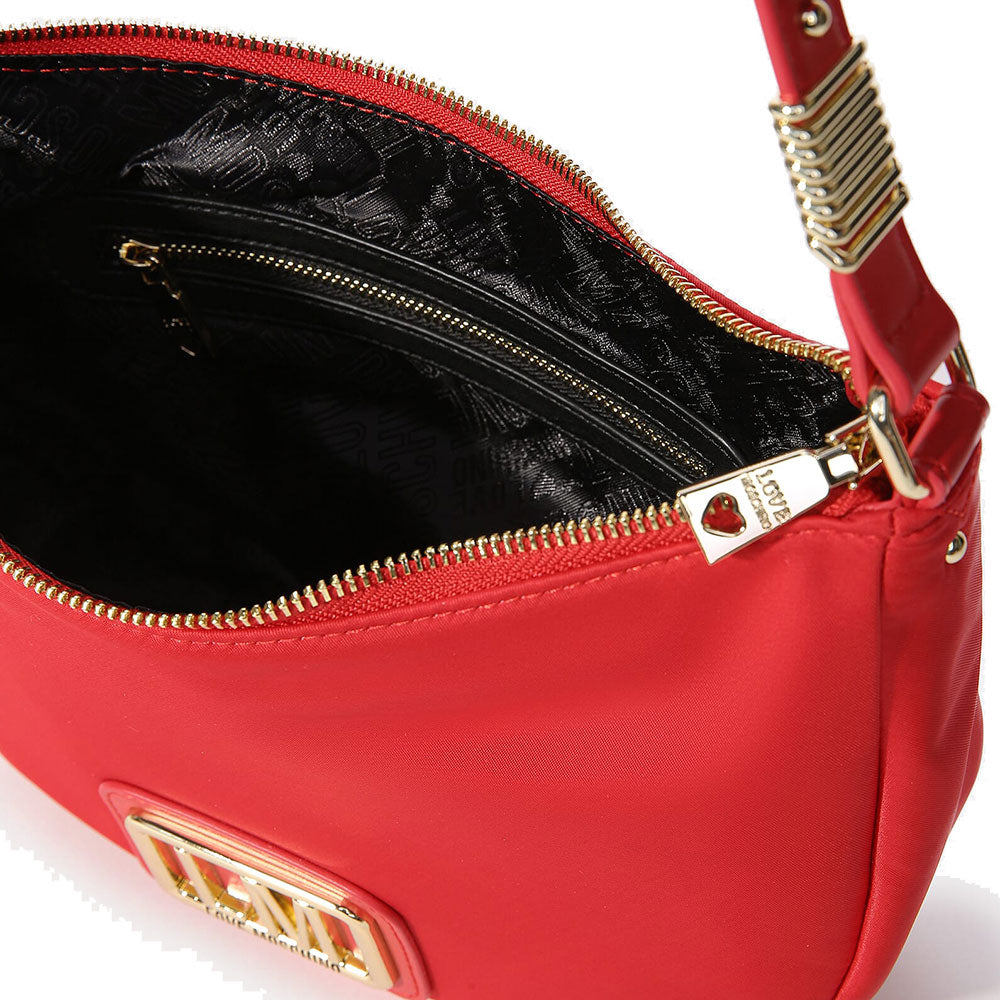 Borsa Donna Hobo LOVE MOSCHINO linea LM in Nylon Rosso