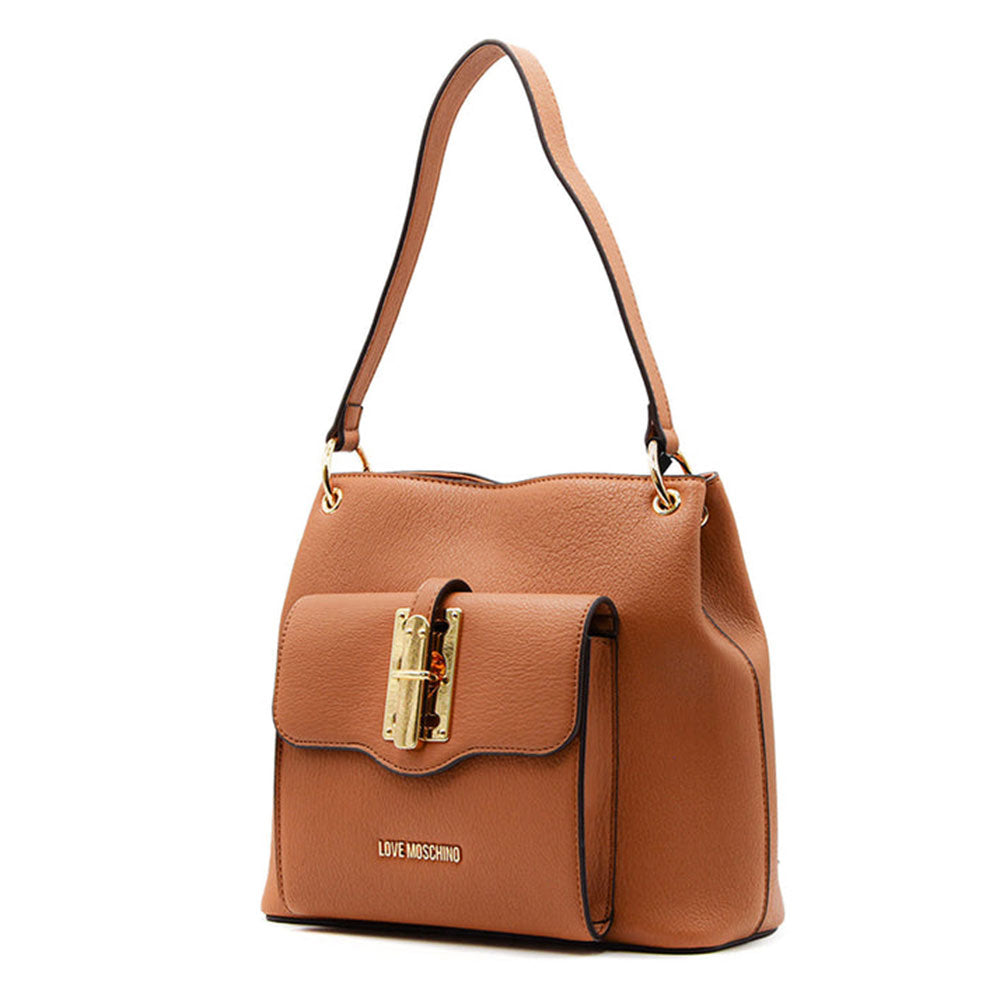 LOVE MOSCHINO Damen Hobo Bag Kamelfarbe JC4315